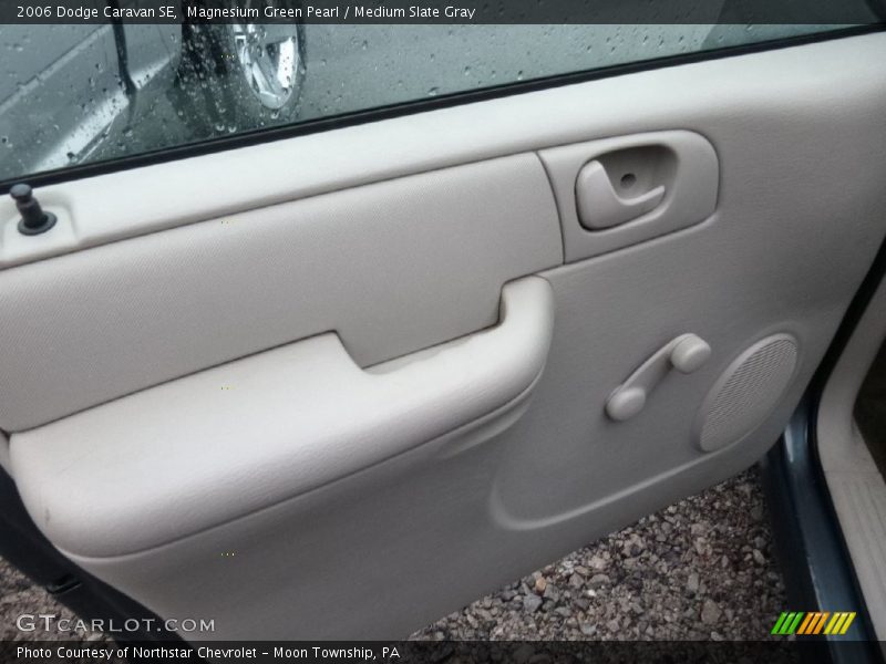 Magnesium Green Pearl / Medium Slate Gray 2006 Dodge Caravan SE
