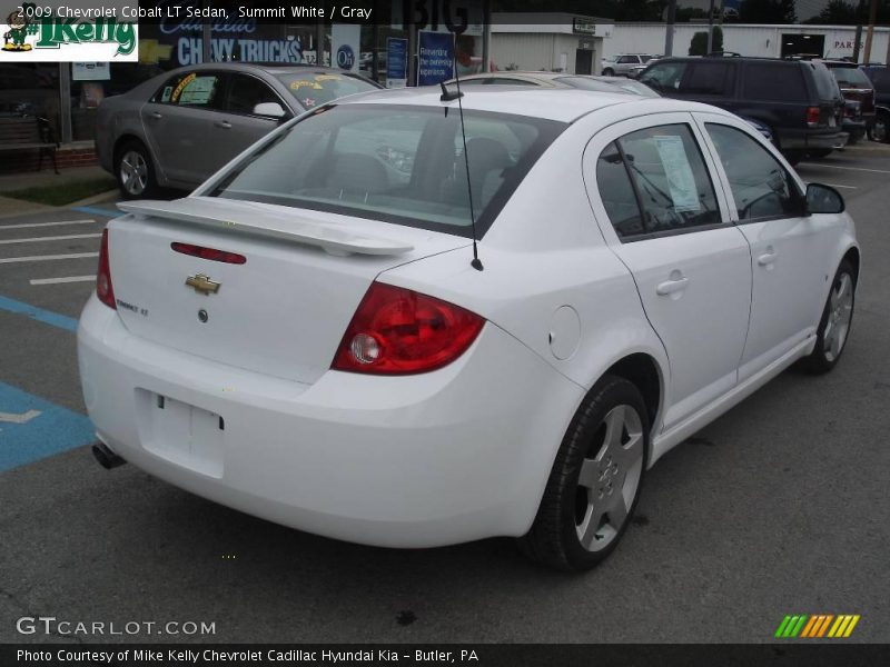 Summit White / Gray 2009 Chevrolet Cobalt LT Sedan