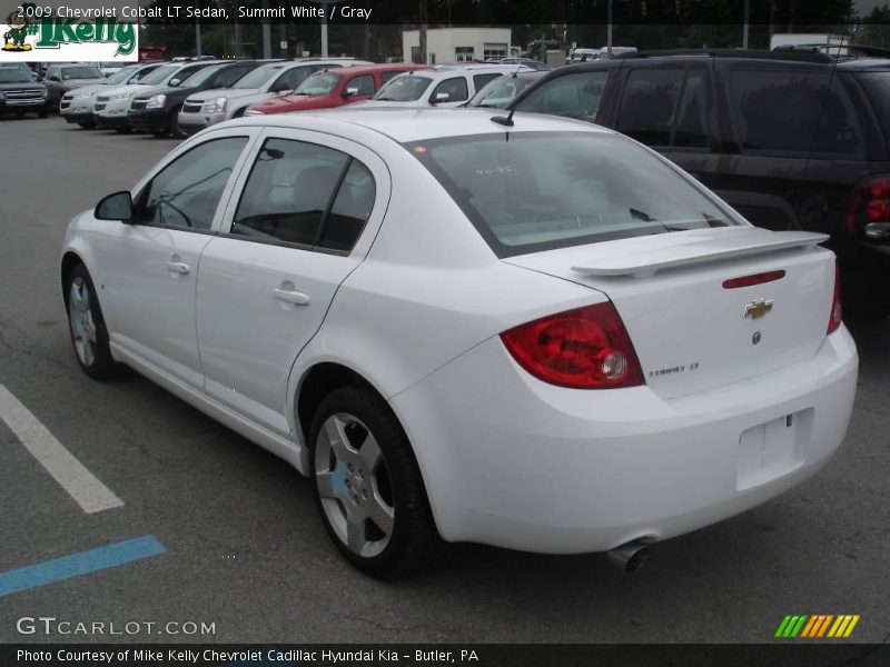 Summit White / Gray 2009 Chevrolet Cobalt LT Sedan