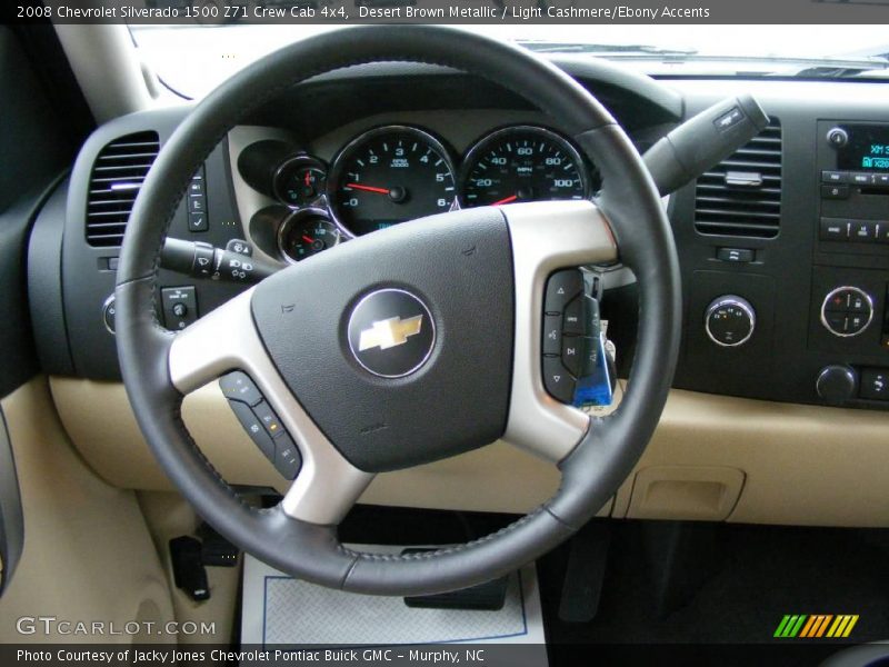 Desert Brown Metallic / Light Cashmere/Ebony Accents 2008 Chevrolet Silverado 1500 Z71 Crew Cab 4x4