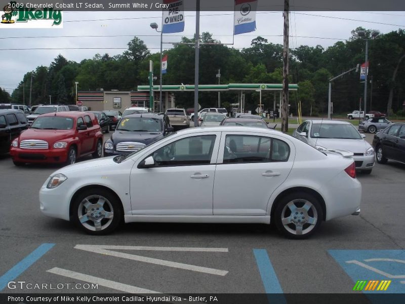 Summit White / Gray 2009 Chevrolet Cobalt LT Sedan