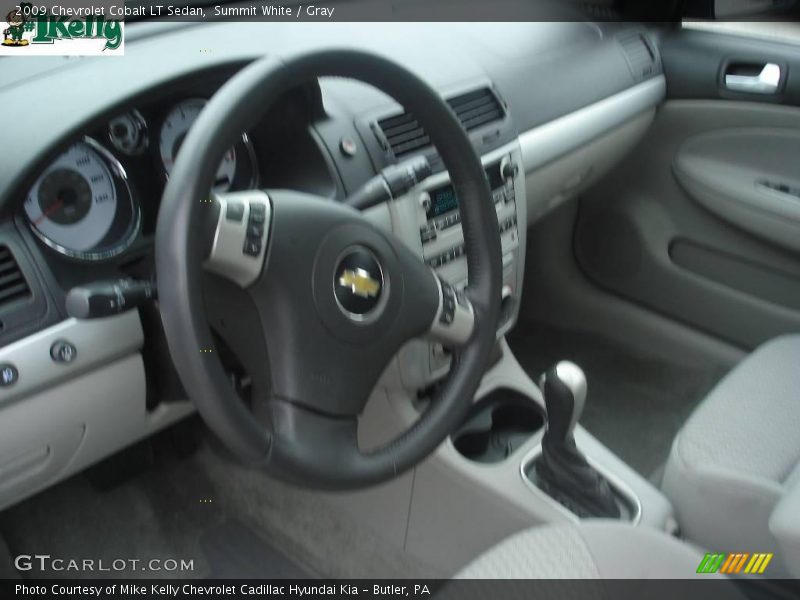 Summit White / Gray 2009 Chevrolet Cobalt LT Sedan