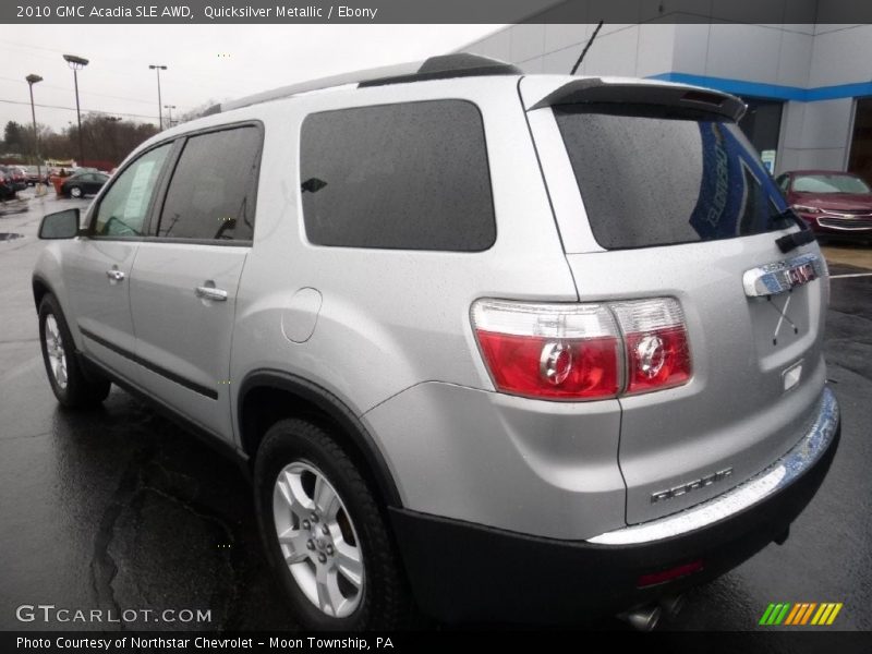 Quicksilver Metallic / Ebony 2010 GMC Acadia SLE AWD