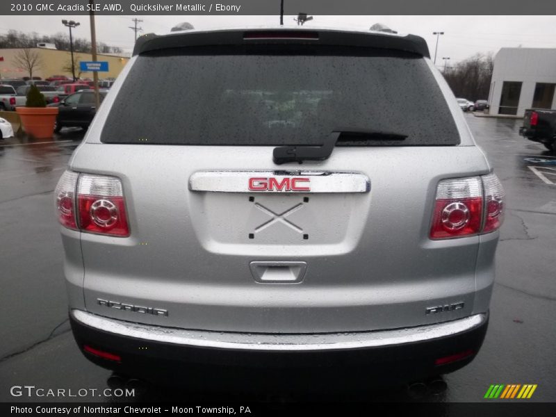 Quicksilver Metallic / Ebony 2010 GMC Acadia SLE AWD