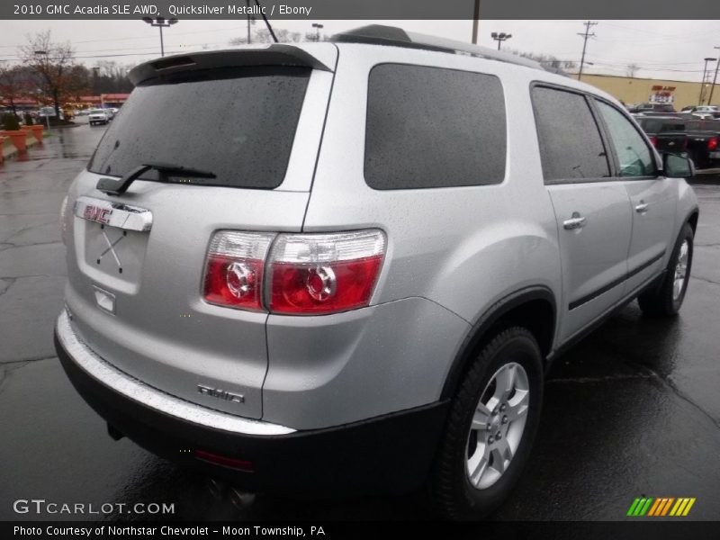 Quicksilver Metallic / Ebony 2010 GMC Acadia SLE AWD