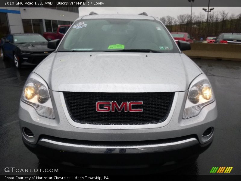 Quicksilver Metallic / Ebony 2010 GMC Acadia SLE AWD