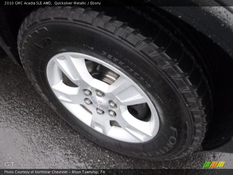 Quicksilver Metallic / Ebony 2010 GMC Acadia SLE AWD