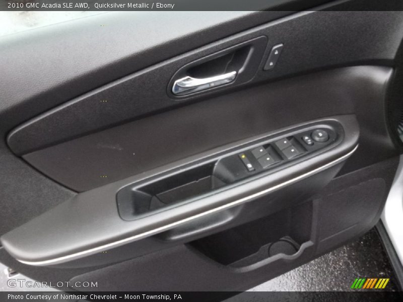 Quicksilver Metallic / Ebony 2010 GMC Acadia SLE AWD