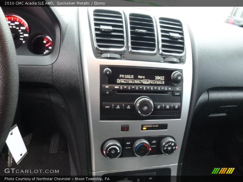Quicksilver Metallic / Ebony 2010 GMC Acadia SLE AWD