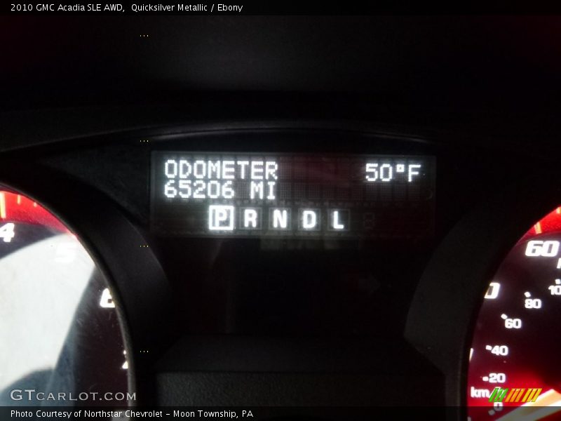 Quicksilver Metallic / Ebony 2010 GMC Acadia SLE AWD