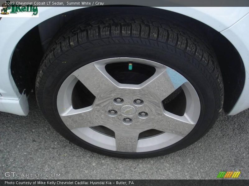 Summit White / Gray 2009 Chevrolet Cobalt LT Sedan