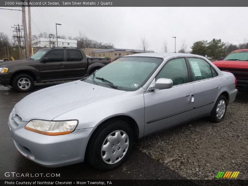 Satin Silver Metallic / Quartz 2000 Honda Accord LX Sedan