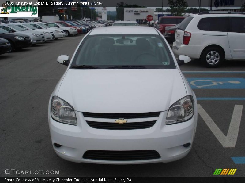 Summit White / Gray 2009 Chevrolet Cobalt LT Sedan