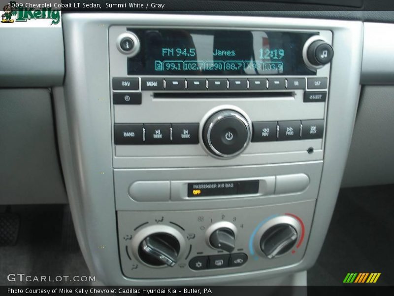 Summit White / Gray 2009 Chevrolet Cobalt LT Sedan