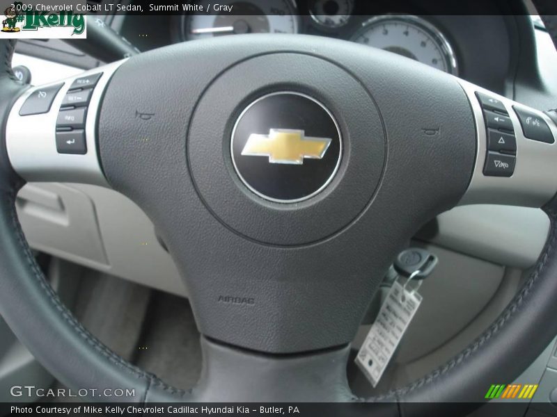 Summit White / Gray 2009 Chevrolet Cobalt LT Sedan