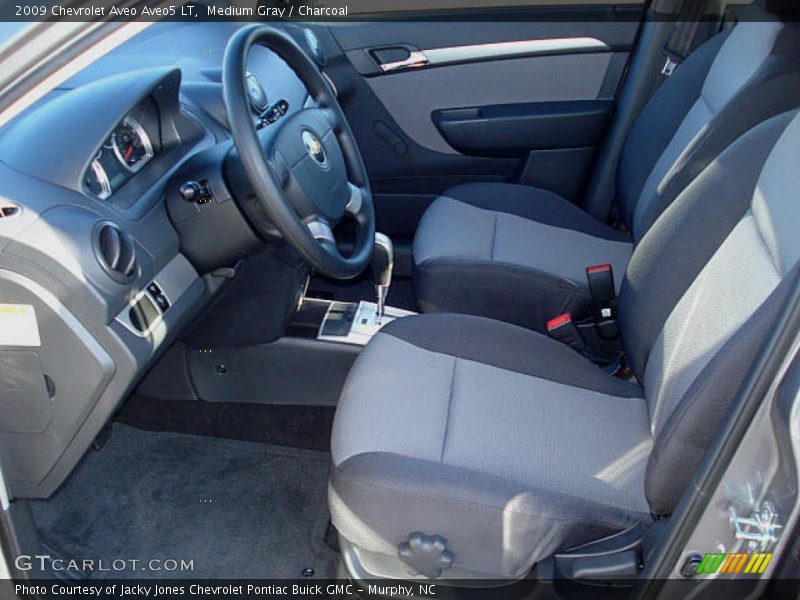 Medium Gray / Charcoal 2009 Chevrolet Aveo Aveo5 LT