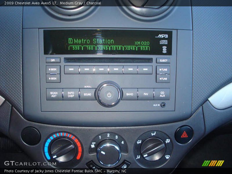 Medium Gray / Charcoal 2009 Chevrolet Aveo Aveo5 LT