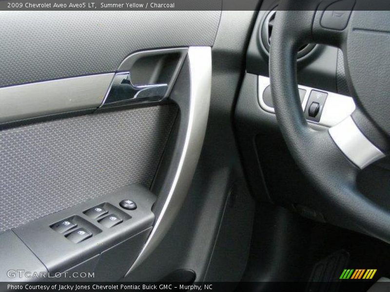Summer Yellow / Charcoal 2009 Chevrolet Aveo Aveo5 LT