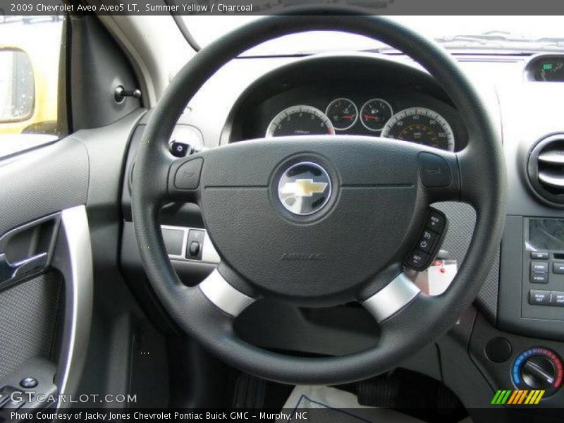 Summer Yellow / Charcoal 2009 Chevrolet Aveo Aveo5 LT