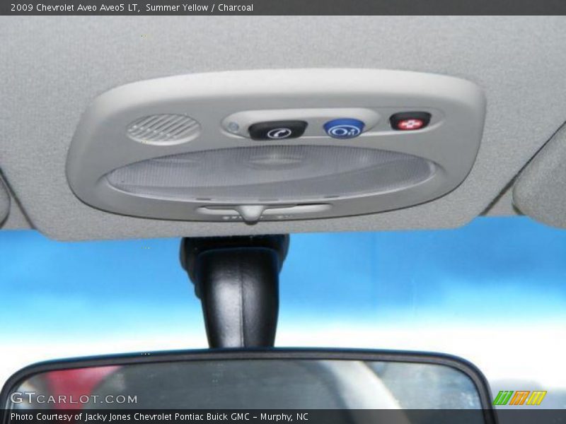 Summer Yellow / Charcoal 2009 Chevrolet Aveo Aveo5 LT