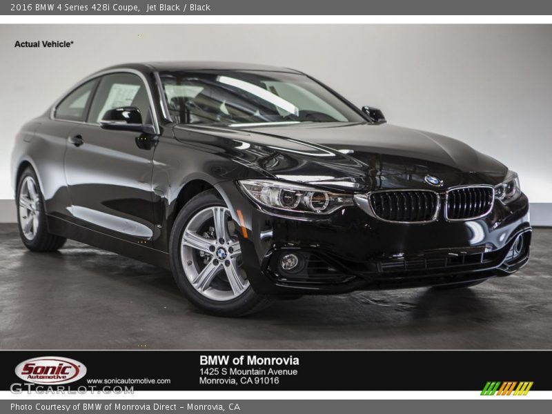 Jet Black / Black 2016 BMW 4 Series 428i Coupe