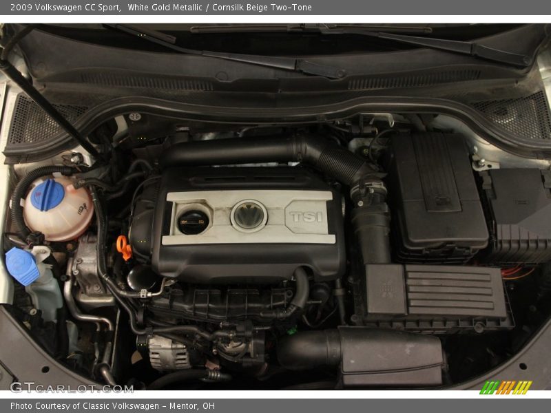 White Gold Metallic / Cornsilk Beige Two-Tone 2009 Volkswagen CC Sport
