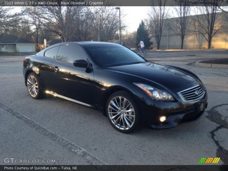 Front 3/4 View of 2013 G 37 x AWD Coupe