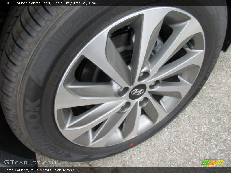 Shale Gray Metallic / Gray 2016 Hyundai Sonata Sport