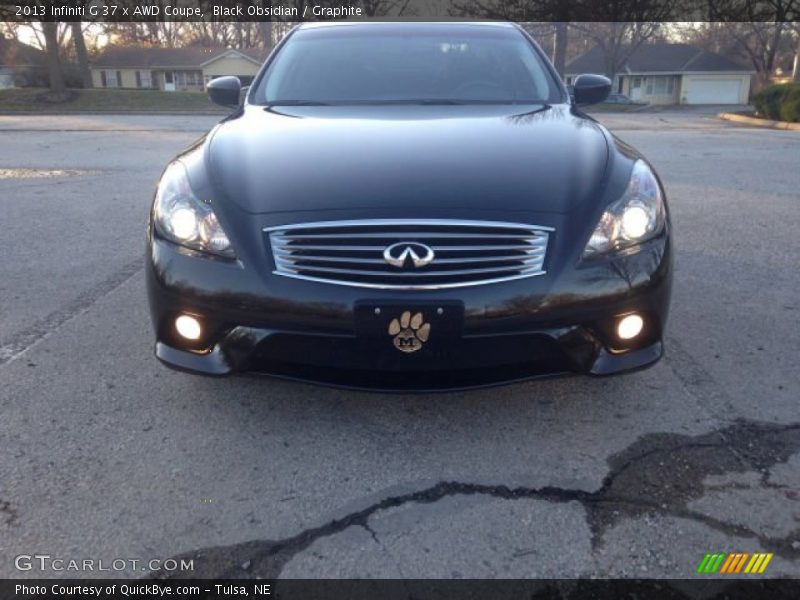 Black Obsidian / Graphite 2013 Infiniti G 37 x AWD Coupe