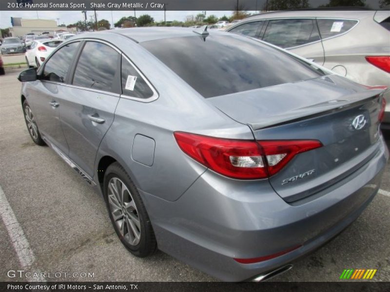 Shale Gray Metallic / Gray 2016 Hyundai Sonata Sport