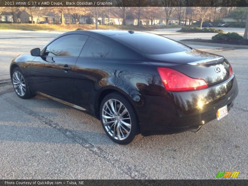 Black Obsidian / Graphite 2013 Infiniti G 37 x AWD Coupe