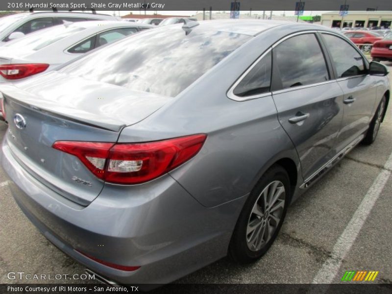 Shale Gray Metallic / Gray 2016 Hyundai Sonata Sport