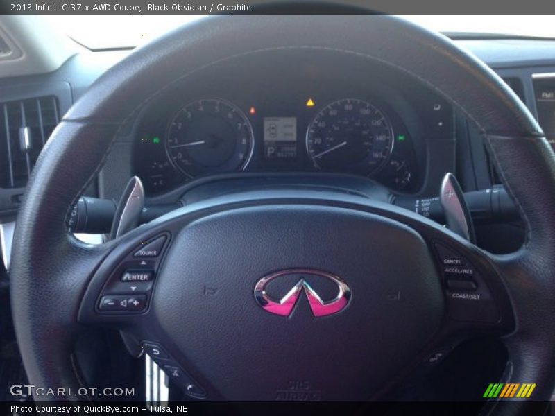 Black Obsidian / Graphite 2013 Infiniti G 37 x AWD Coupe