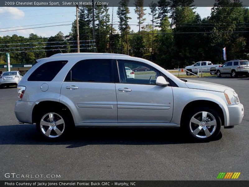 Silver Ice Metallic / Ebony 2009 Chevrolet Equinox Sport