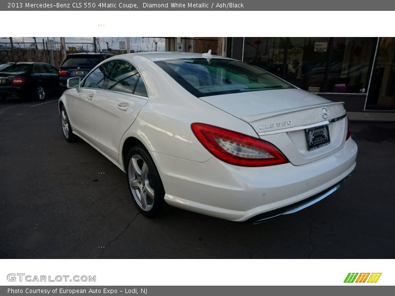 Diamond White Metallic / Ash/Black 2013 Mercedes-Benz CLS 550 4Matic Coupe