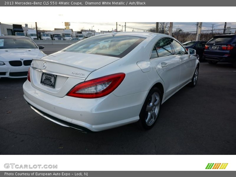 Diamond White Metallic / Ash/Black 2013 Mercedes-Benz CLS 550 4Matic Coupe