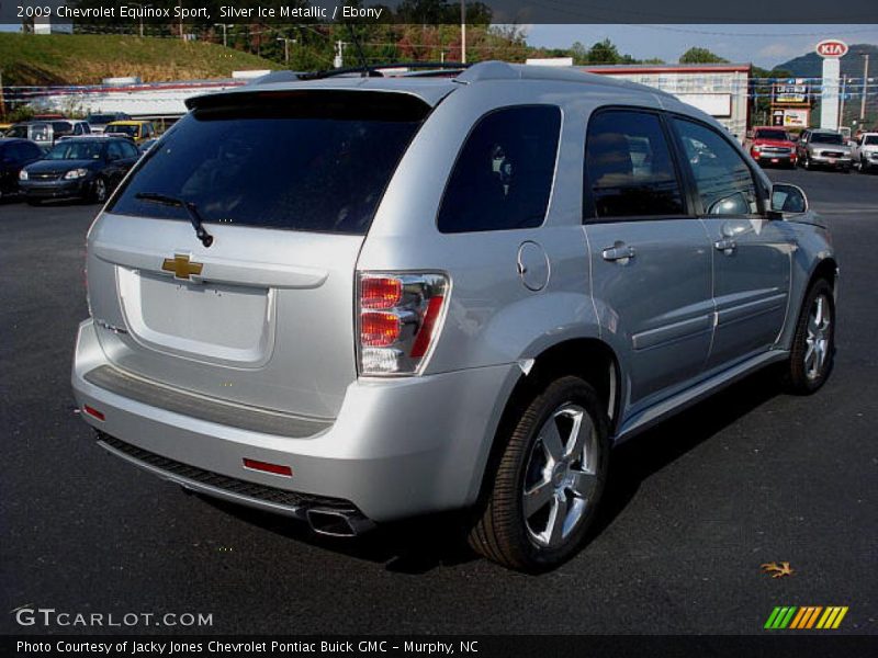 Silver Ice Metallic / Ebony 2009 Chevrolet Equinox Sport