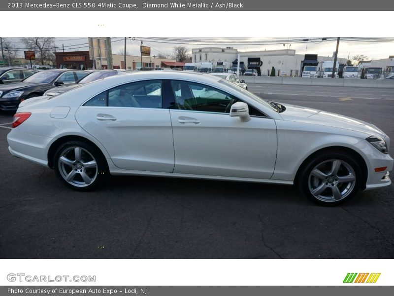 Diamond White Metallic / Ash/Black 2013 Mercedes-Benz CLS 550 4Matic Coupe
