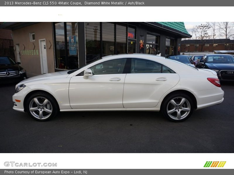 Diamond White Metallic / Ash/Black 2013 Mercedes-Benz CLS 550 4Matic Coupe