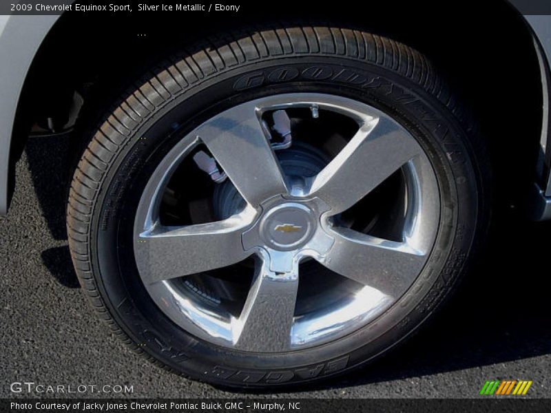 Silver Ice Metallic / Ebony 2009 Chevrolet Equinox Sport