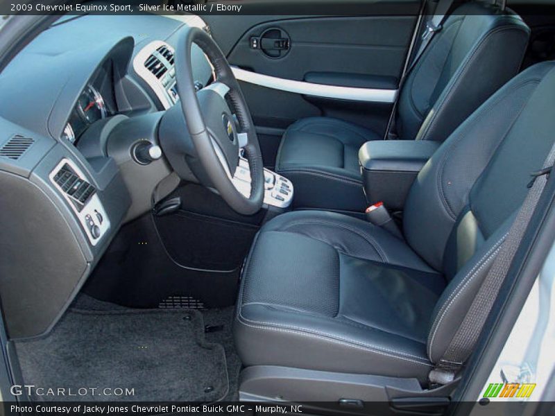 Silver Ice Metallic / Ebony 2009 Chevrolet Equinox Sport