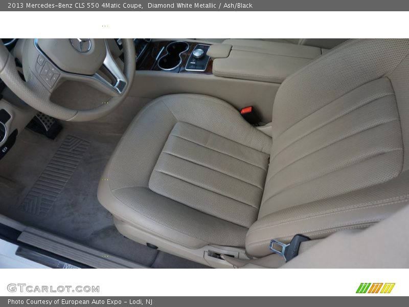 Diamond White Metallic / Ash/Black 2013 Mercedes-Benz CLS 550 4Matic Coupe