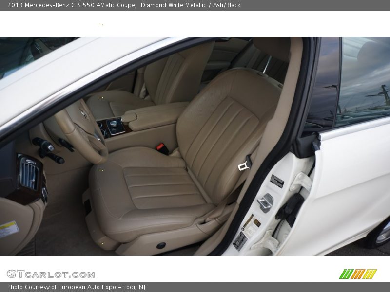 Diamond White Metallic / Ash/Black 2013 Mercedes-Benz CLS 550 4Matic Coupe