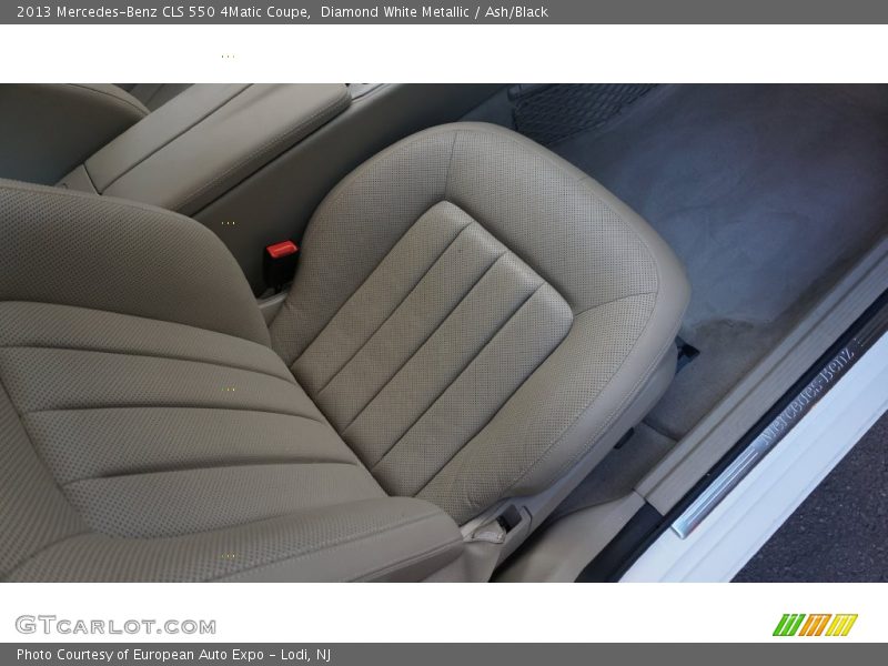 Diamond White Metallic / Ash/Black 2013 Mercedes-Benz CLS 550 4Matic Coupe