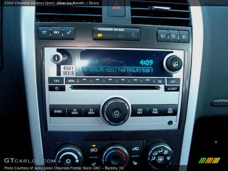 Silver Ice Metallic / Ebony 2009 Chevrolet Equinox Sport