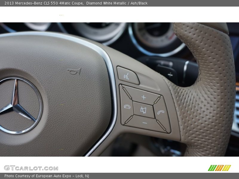 Diamond White Metallic / Ash/Black 2013 Mercedes-Benz CLS 550 4Matic Coupe