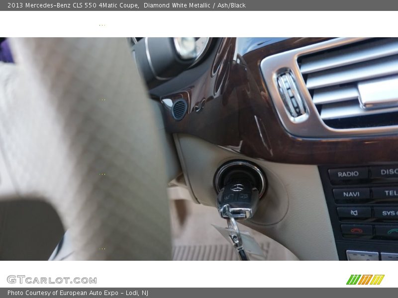 Diamond White Metallic / Ash/Black 2013 Mercedes-Benz CLS 550 4Matic Coupe