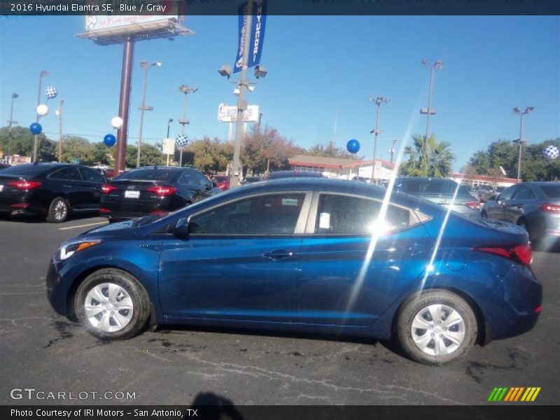 Blue / Gray 2016 Hyundai Elantra SE
