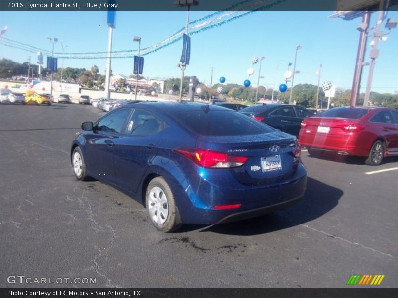 Blue / Gray 2016 Hyundai Elantra SE