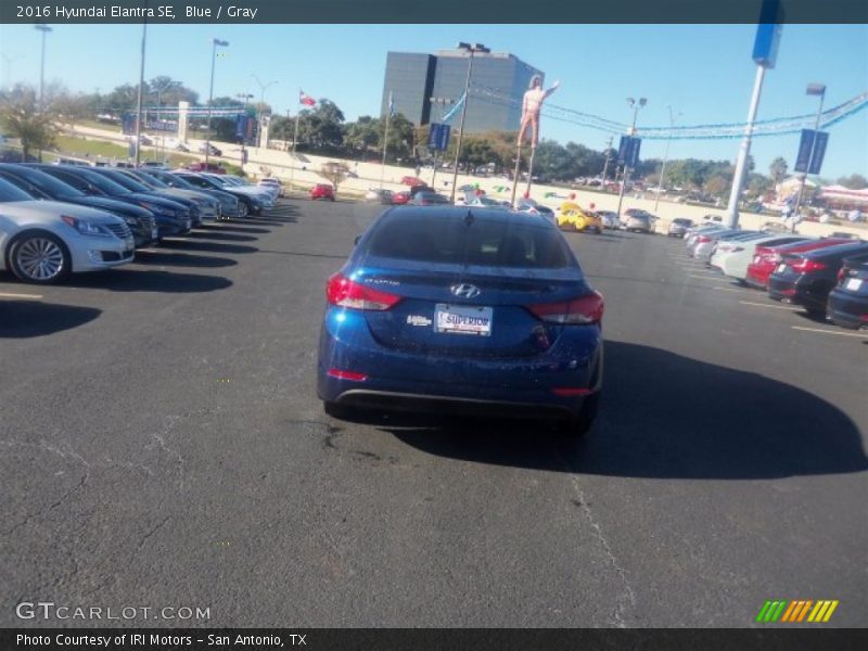 Blue / Gray 2016 Hyundai Elantra SE